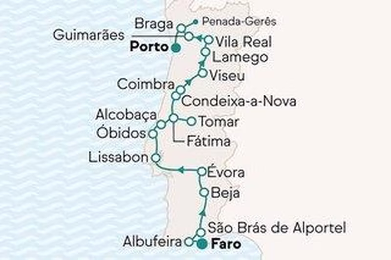 Erlebnisreise von der Algarve bis zum Minho - Komfort