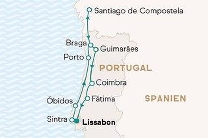 Kulturjuwelen entlang des portugiesischen Jakobswegs