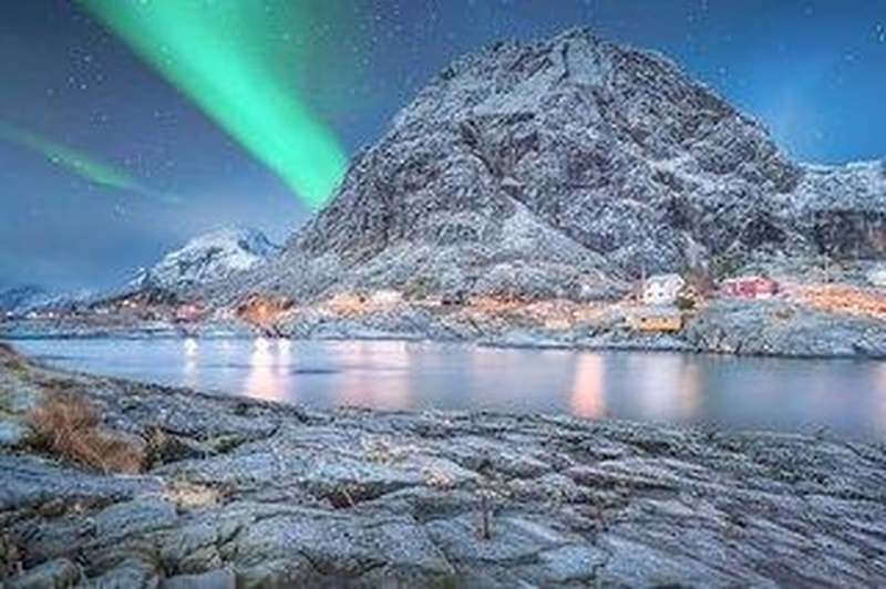 Harstad - Polarlicht und Eismeer