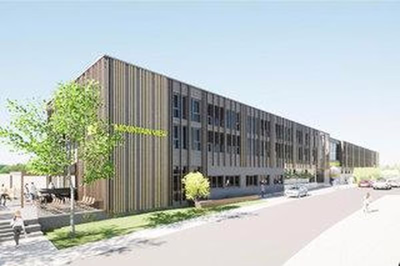 Mountain View, BW Sign.